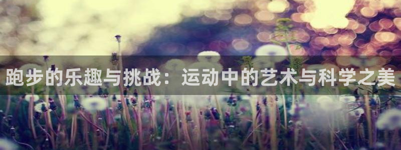 vsport体育官网下载平台是正规平台吗：跑步的乐趣与挑战：